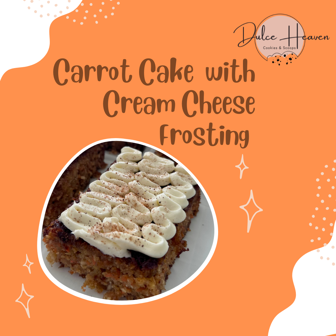 Carrot Cake with In House Cream Cheese